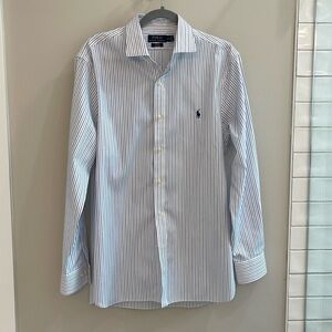 Polo Ralph Lauren Slim Fit Men Dress Shirt Size 16 1/2.